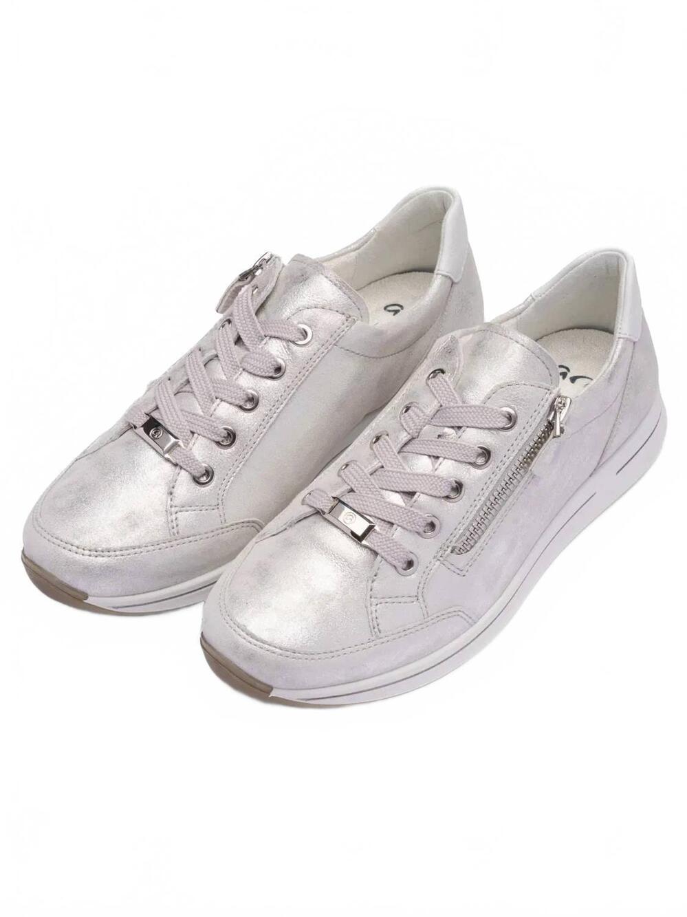 NEW ARA women's oleanna sneakers in dusty weiss